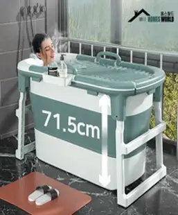 반신욕기 1인 홈스월드 가정용사우나 접이식 접이식욕조 간이 이동식 깊은욕조, 01. 홈스월드 접이식 깊은욕조_퍼플, 1개