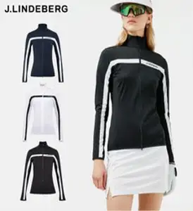 [J.LINDEBERG] 남성 골프 긴팔 티셔츠 / 제이린드버그 골프웨어 투어 테크 롱 슬리브 폴로