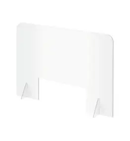 아크릴칸막이600(창구형) 0787 책상가림막 안심가림막 투명파티션 600x400x3 (mm) 1개입, 10개