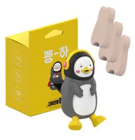 베이비펭수 차량용 통풍구 클립형 방향제 본품, 1개, 잠옷펭수