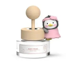 베이비펭수 차량용 통풍구 클립형 방향제 본품, 1개, 발레펭수