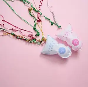 컬러룬 화약 없이 터뜨리는 공기축포 파티붐 3입, Pink, Blue, 1세트