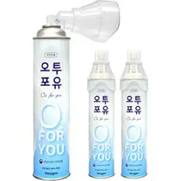 오투포유 휴대용 산소 816ml, 3개