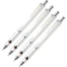 제브라 델가드 샤프펜슬 흰색, 0.5mm, 4개