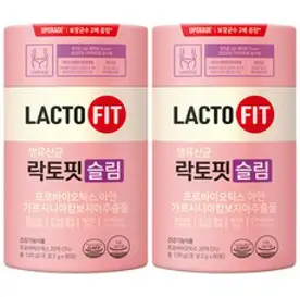 종근당건강 락토핏 슬림 유산균 60p, 120g, 2개