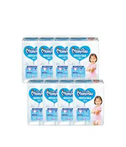 마미포코 에어핏 팬티 점보형 (여아)21P 8개 (2 BOX), 6단계, 168매