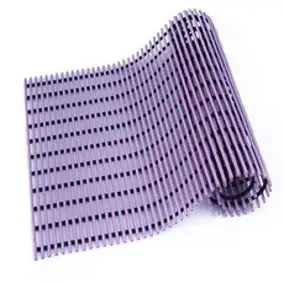 월광매트 튜브형 미끄럼방지매트 60 x 100 cm, 보라색, 1개