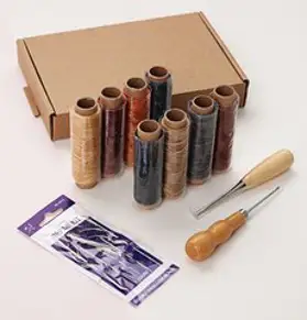 비오공방 숄더백 가죽가방 DIY 공예 만들기 취미 키트 바느질 셋트 세트 사계절, 진그린, 1개