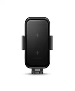 아이나비 차량용 듀얼코일 무선 고속 충전 휴대폰 거치대 SHC-40, 블랙