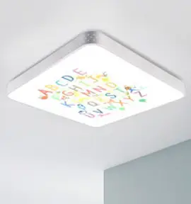 연하 삼성칩 캐릭터 아이 키즈방등 LED50W 알파벳, 화이트
