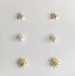 자석 귀찌 3종 세트 - 데일리