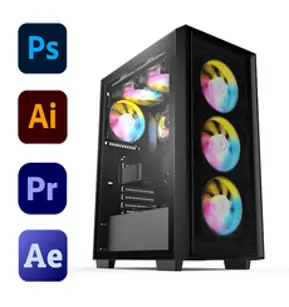 메가컴 4K 작업용 영상편집 컴퓨터 유튜브 동영상편집용PC, RAM 16GB+HDD 2TB+윈도우10 홈, 2번 i5-13400+1650