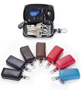 에코럭키 천연가죽 키홀더 열쇠지갑