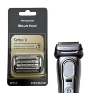 핫츠 BRAUN 면도날망 9시리즈 호환 92B 92S, 92s실버