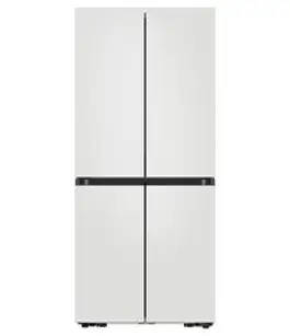 삼성전자 비스포크 4도어 냉장고 메탈 875L 방문설치, 매트 멜로우 화이트, RF84C906B4W