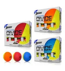 스릭슨 디바이드 골프공 SRIXON Q-Star Tour Divide 옐로우 블루오렌지레드, Q-STAR DIVIDE-1더즌(12알):옐로우/오렌지, 12개입, 1개