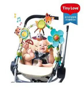 타이니러브 뮤지컬 네이쳐 스트롤 포레스트 유모차 카시트 완구, 혼합 색상
