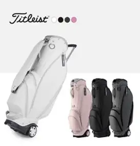 타이틀리스트 바퀴 캐디백 남성 여성 골프백, 블랙