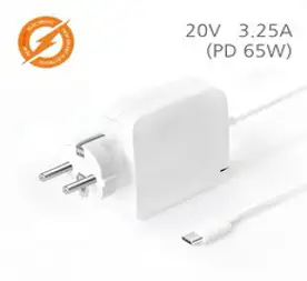 삼성 노트북 갤럭시북2 프로 NT950XEW 호환 USB C타입 20V 3.25A 65W 일체형 PD 전원 어댑터 충전기, 블랙, 1개