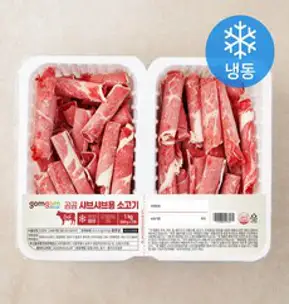 차돌양지 샤브샤브 (냉동), 500g, 1개