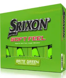 스릭슨 신형 소프트필 골프공 2피스 12p, Brite Green, 12개입, 1개