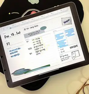 7321디자인 굿노트 플랜비 스터디 플래너 6months 아이패드 갤럭시탭 삼성노트 디지털 기록 6개월 열공, 헤리티지블루