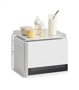 유팡 시그니처 LED 젖병소독기 UP911-WH + 칫솔걸이 세트, 비앙카화이트, UP911