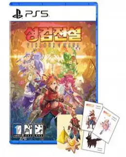 PS5 성검전설 비전 오브 마나 + 특제 캐릭터 스티커, PS5 성검전설 비전 오브 마나+특전 스티커