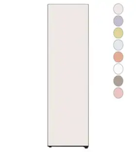 LG전자 컨버터블 패키지 오브제컬렉션 오토 도어 글라스 좌열림 냉동고 방문설치, 베이지, Y322GB3S
