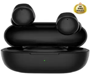 QCY 블루투스 이어폰, QCY T17APP, 블랙