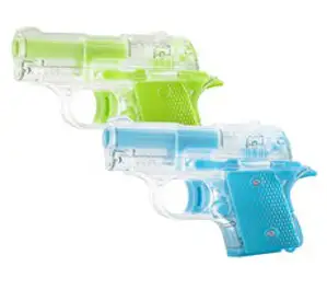 아이끌레 3D 토이 미니 권총 2종 세트, 야광 그린, 야광 블루, 1개