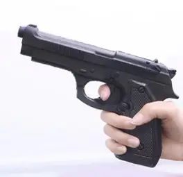 스투피드 권총 모형 (고무재질), 단품, 1개
