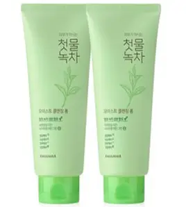 과일나라 첫물녹차 모이스트 클렌징폼, 180g, 2개