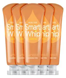 과일나라 페이셜케어 스마트휩 콜라겐 클렌징폼, 225ml, 5개