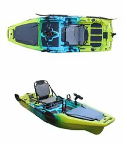 페달 카약 낚시 카누 피싱 레저 민물 보팅 싱글 바다, A. 싱글 펭귄 페달 보트