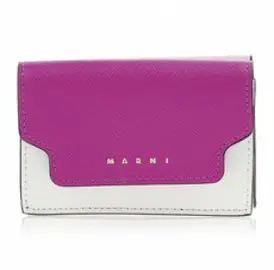 [마르니] [라벨루쏘] 사피아노 트라이폴드 반지갑 PFMOW02U23 LV520 Z504