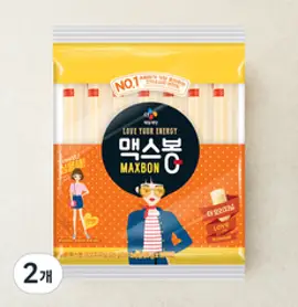 맥스봉 더오리지널 어육소시지 15개입, 525g, 2개