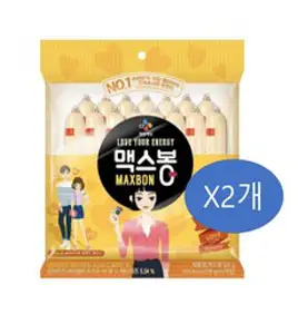 맥스봉 치즈 15p, 525g, 2개