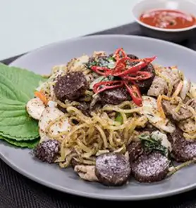 신림동 백순대 양념순대 볶음 2인분 27년전통 순대타운 미림통통 캠핑 음식 밀키트 요리 간편식, 1개