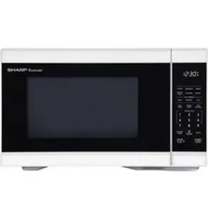 SHARP ZSMC1161탈부착이 가능한 HW 오븐 12.4인치 회전식 회전 테이블 큐빅 피트 1000와트 조리대 전자레인지 1.1CuFt 화이트, White