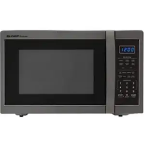 Sharp 샤프 SMC1452CH 회전목마 1.4 Cu.Ft. 조리대 전자레인지 블랙 스테인리스 스틸, Black