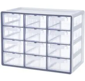 시스맥스 UP 시스템 멀티박스, 회색, 12단