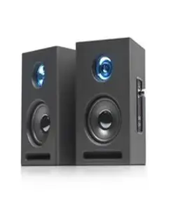 앱코 멀티미디어 2채널 우든 MDF PC 스피커, (sp400), Black