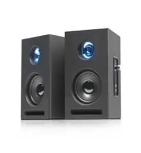 앱코 멀티미디어 2채널 우든 MDF PC 스피커, SP400, 0 블랙 4개