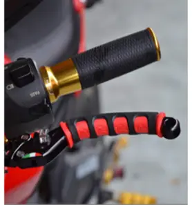 데일리쇼핑 오토바이 브레이크 고무레버 2p 레바 실리콘 그립 핸들튜닝 클러치, 고무레버(블루), 1세트