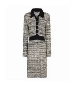 온앤온 배색 카라 니트 원피스 JK2SO242