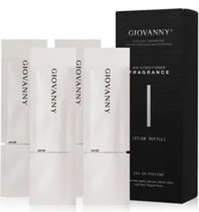 GIOVANNY 차량용 스틱 디퓨저 리필, 1개, 미스티 아쿠아