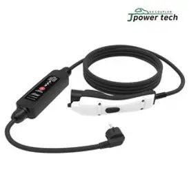 제이파워텍 전기차충전기 가정용 완속 충전케이블 국산 휴대용 이동형 220v, 5m, 1개