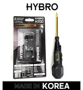 [KC인증] 하이브로 h700 전동 스크류 드라이버 드릴 비트 세트 무선 툴카인드 신제품 HYBRO h500 개선품 C타입 충전 미니 소형 가정용 PC 컴퓨터 이케아 가구 조립, 1세트, 본품(배터리없음)