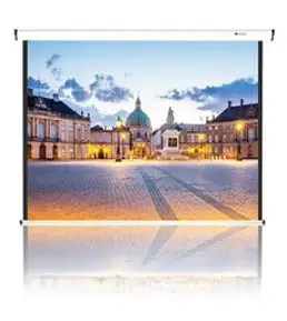 윤씨네 3m 대형 150인치 노출 전동스크린 빔프로젝트 빔프로젝터 빔스크린, 무선리모컨형 150인치